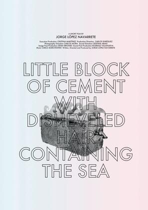 Peque&ntilde;o bloque de cemento con pelo alborotado conteniendo el mar - Spanish Movie Poster (thumbnail)
