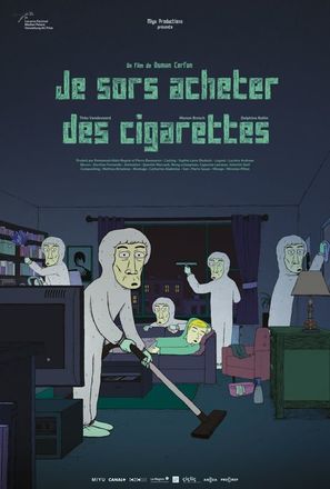 Je sors acheter des cigarettes - French Movie Poster (thumbnail)