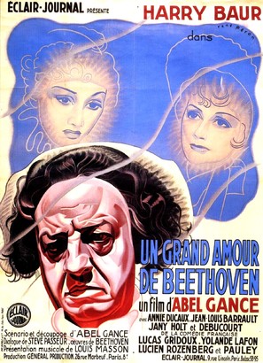 Un grand amour de Beethoven - French Movie Poster (thumbnail)