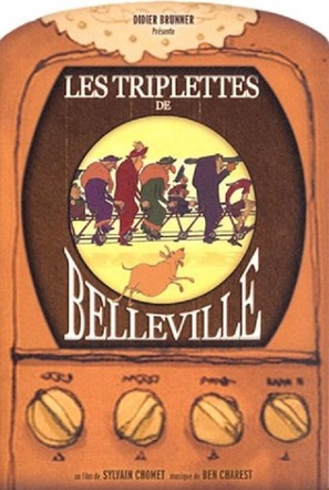 Les triplettes de Belleville - French DVD movie cover (thumbnail)