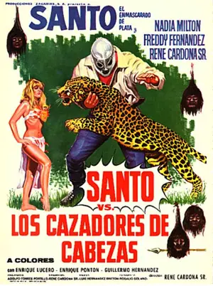 Santo contra los cazadores de cabezas Poster