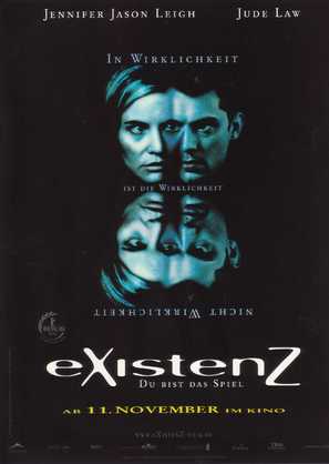 eXistenZ - German Movie Poster (thumbnail)