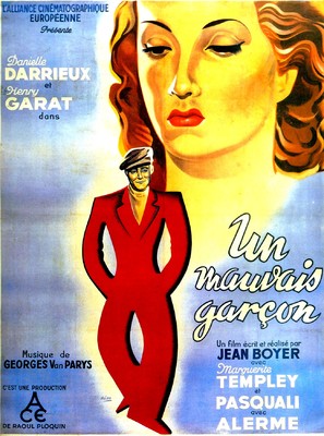 Un mauvais gar&ccedil;on - French Movie Poster (thumbnail)