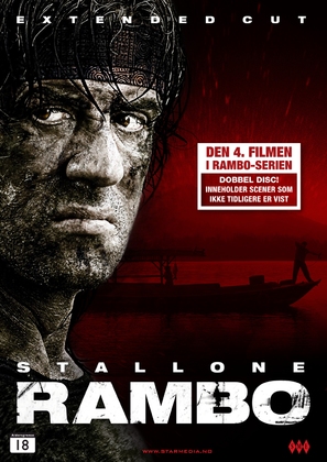 Rambo - Norwegian DVD movie cover (thumbnail)