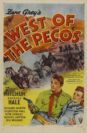 West of the Pecos - Re-release movie poster (thumbnail)