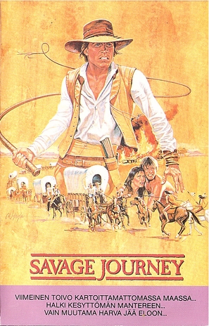 Savage Journey - Finnish VHS movie cover (thumbnail)