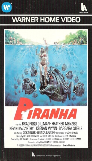 Piranha - VHS movie cover (thumbnail)