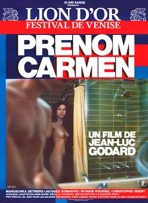 Pr&eacute;nom Carmen - French Movie Poster (thumbnail)