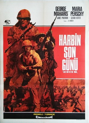 El &uacute;ltimo d&iacute;a de la guerra - Turkish Movie Poster (thumbnail)