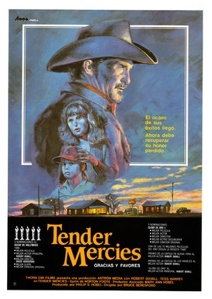 Tender Mercies - Spanish Movie Poster (thumbnail)