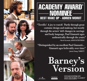 Barney&#039;s Version - For your consideration movie poster (thumbnail)