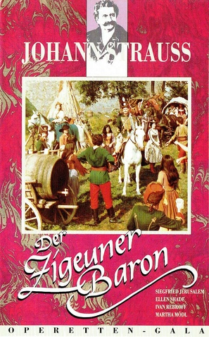 Der Zigeunerbaron - German VHS movie cover (thumbnail)