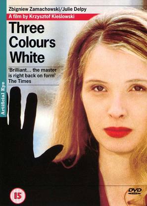 Trois couleurs: Blanc - British DVD movie cover (thumbnail)