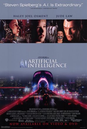 Artificial Intelligence: AI - Video release movie poster (thumbnail)