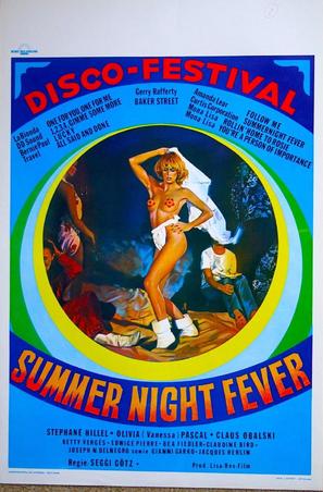 Summer Night Fever - Belgian Movie Poster (thumbnail)