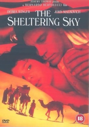 The Sheltering Sky - British DVD movie cover (thumbnail)