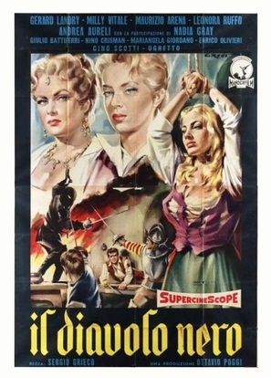 Il diavolo nero - Italian Movie Poster (thumbnail)