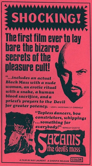 Satanis: The Devil&#039;s Mass - Movie Poster (thumbnail)