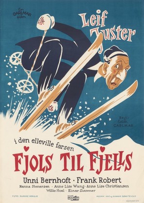Fjols til fjells - Norwegian Movie Poster (thumbnail)