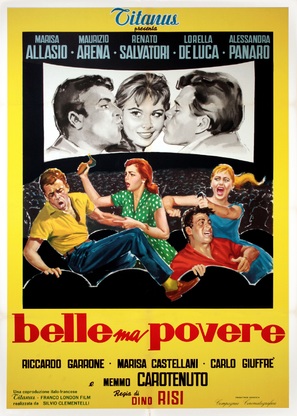 Belle ma povere - Italian Movie Poster (thumbnail)