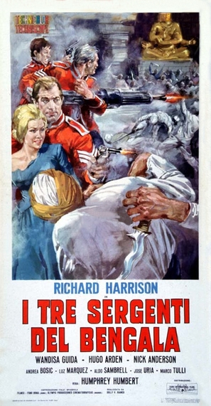 Tre sergenti del Bengala, I - Italian Movie Poster (thumbnail)