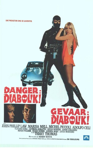 Diabolik - Belgian Movie Poster (thumbnail)