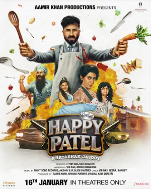 Happy Patel: Khatarnak Jasoos Poster