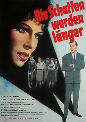 Die Schatten werden l&auml;nger - German Movie Poster (thumbnail)