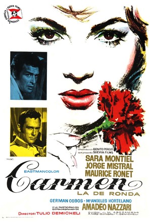 Carmen la de Ronda - Spanish Movie Poster (thumbnail)