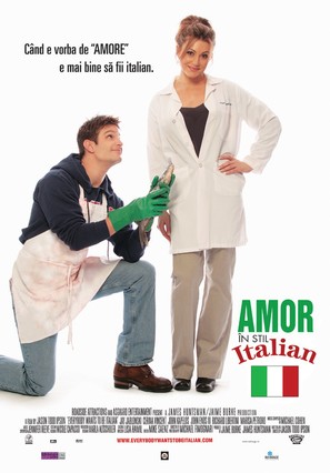 Everybody Wants to Be Italian - Romanian Movie Poster (thumbnail)