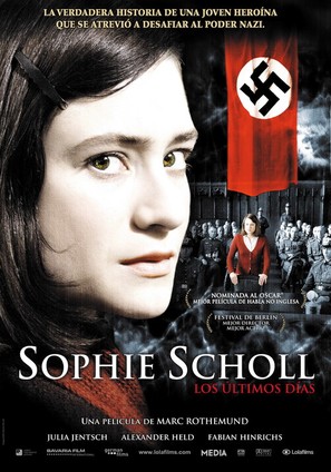 Sophie Scholl - Die letzten Tage - Spanish Movie Poster (thumbnail)