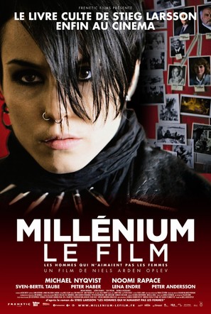 M&auml;n som hatar kvinnor - French Movie Poster (thumbnail)