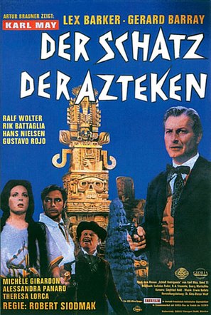 Der Schatz der Azteken - German Movie Poster (thumbnail)