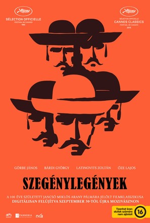 Szeg&eacute;nyleg&eacute;nyek - Hungarian Movie Poster (thumbnail)