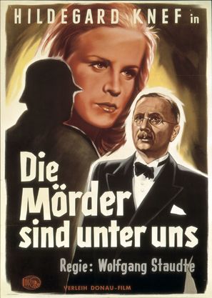 Die M&ouml;rder sind unter uns - German Movie Poster (thumbnail)