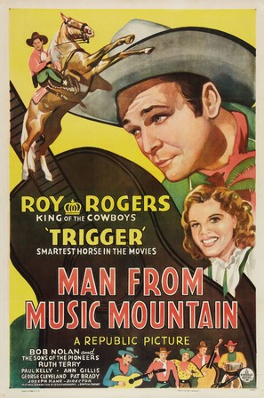 Man from Music Mountain - Re-release movie poster (thumbnail)