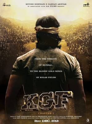 K.G.F: Chapter 1 - Indian Movie Poster (thumbnail)