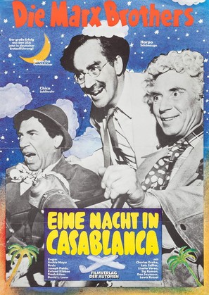 A Night in Casablanca - German Re-release movie poster (thumbnail)