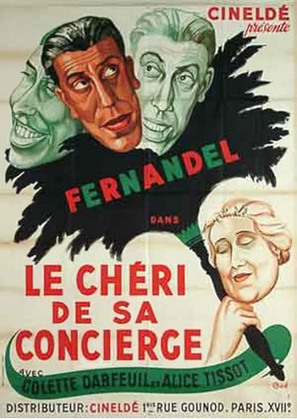 Le ch&eacute;ri de sa concierge - French Movie Poster (thumbnail)