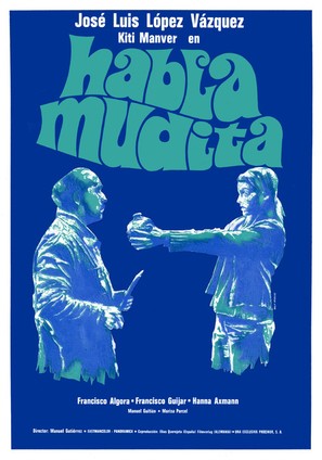 Habla, mudita - Spanish Movie Poster (thumbnail)