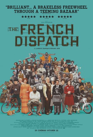 The French Dispatch - British Movie Poster (thumbnail)