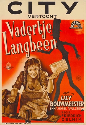 Vadertje Langbeen - Dutch Movie Poster (thumbnail)
