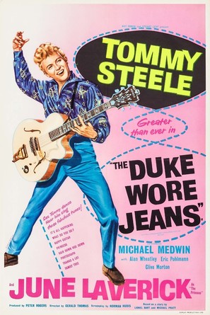 The Duke Wore Jeans - British Movie Poster (thumbnail)