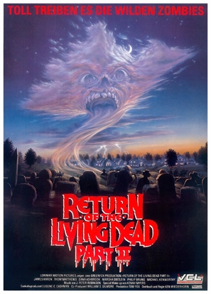 Return of the Living Dead Part II - German DVD movie cover (thumbnail)