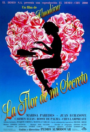 La flor de mi secreto - Spanish Movie Poster (thumbnail)