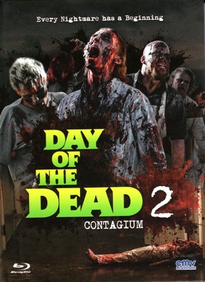 Day of the Dead 2: Contagium - German Blu-Ray movie cover (thumbnail)