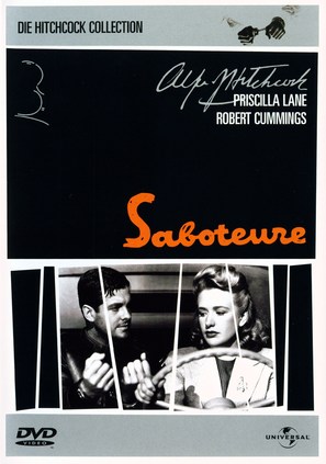 Saboteur - German DVD movie cover (thumbnail)