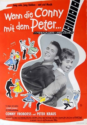 Conny en peter teenager melodie - German Movie Poster (thumbnail)