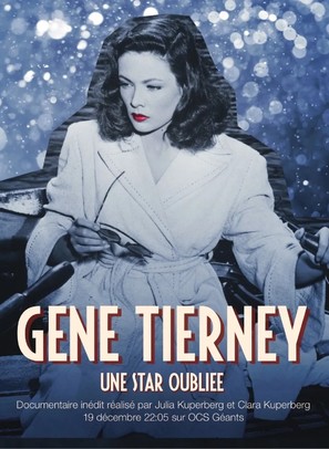 Gene Tierney, une star oubli&eacute;e - French Movie Poster (thumbnail)
