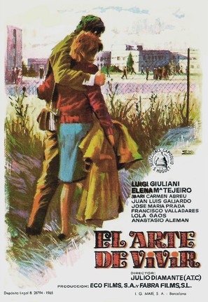 El arte de vivir - Spanish Movie Poster (thumbnail)